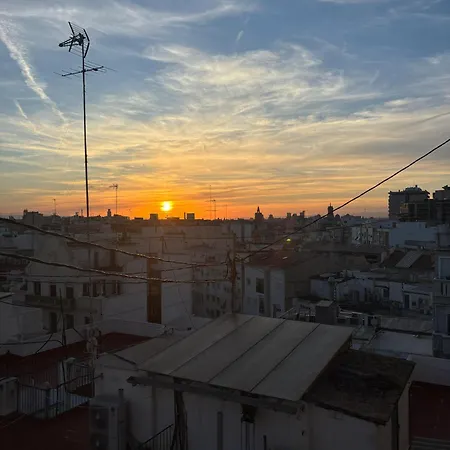 Atico Centro Con Terraza Y Vistas Appartement Valence